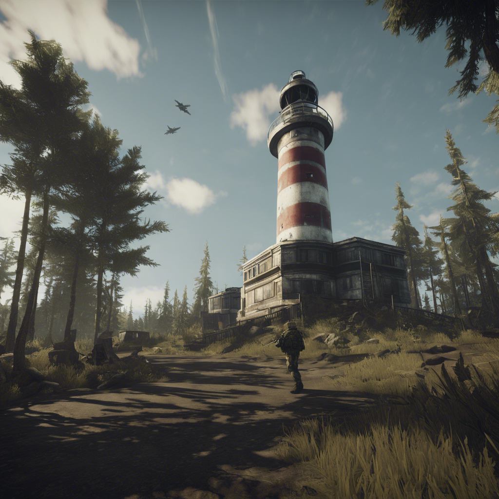 Escape from Tarkov in the style of Star Fox games, The lighthouse at Cape Dalniy was an important strategic object on the way to Tarkov. During Contract Wars, it was the main entry point for USEC units and served as their base of operations. After the conflict, Scavs took a fancy to this place, until the old owners returned, who decided to stay in Tarkov and establish their own order.