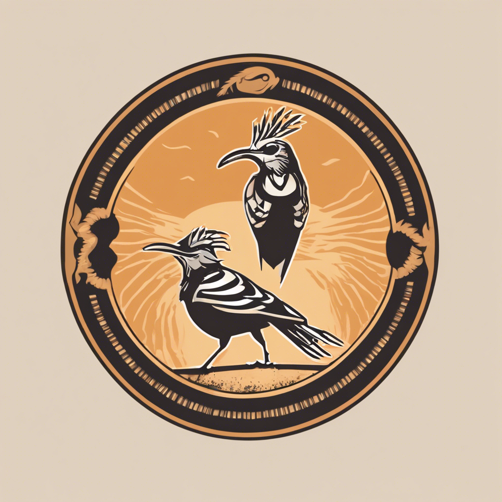 Al Hudhud Meal Delivery Services Company logo with a hoopoe bird on it