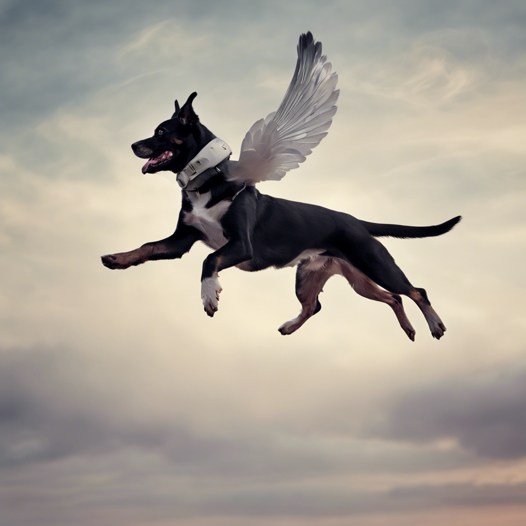 Ein fliegender Hund