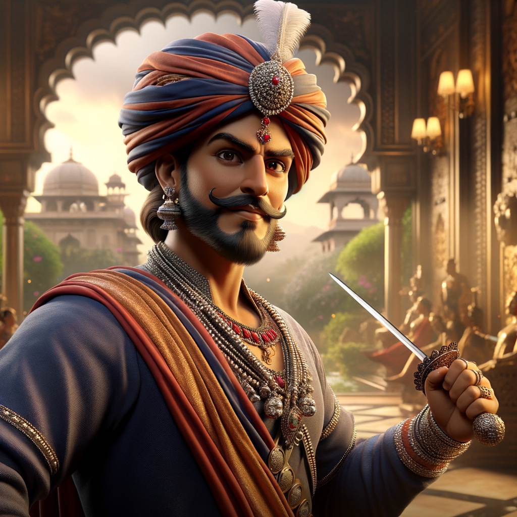Shivaji Maharaj Animated image