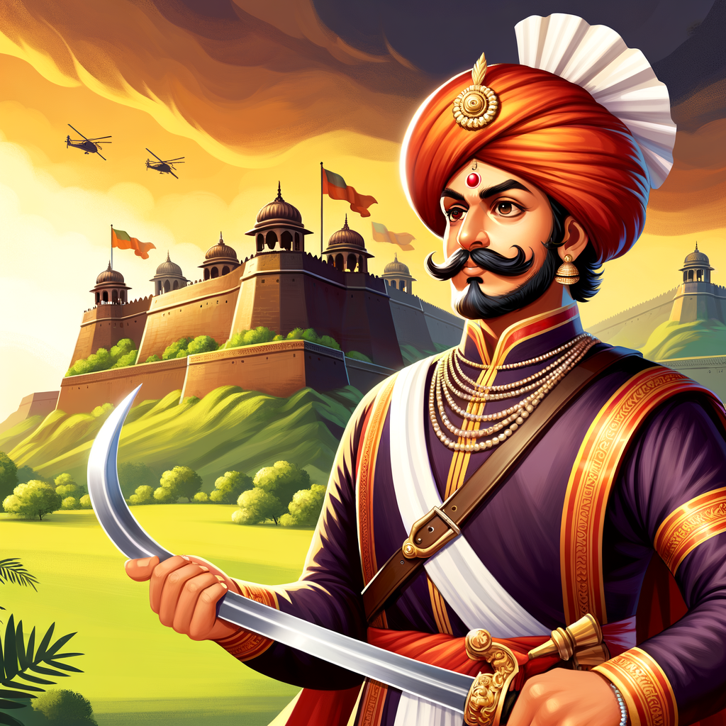 Shivaji Maharaj Animated image
