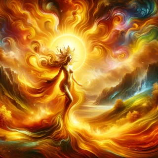 AI generated image: Hottest goddess