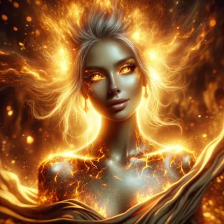 AI generated image: Hottest goddess