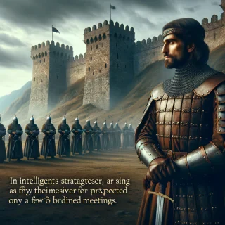 AI generated image: Instead of facing Afzal Khan directly in open battle, Shivaji Maharaj used his intelligence and strategy. He invited Afzal Khan for a peace meeting at the foothills of Pratapgad Fort, where both leaders would meet with only a few bodyguards.