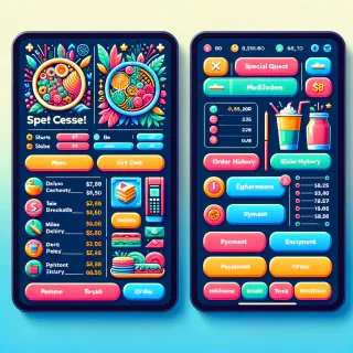 AI generated image: Sistema PDV para restaurante