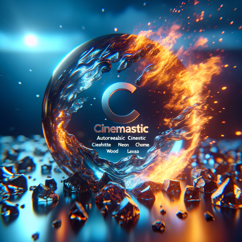 Create a cinematic 3D logo for amazon Automatically assign a realistic texture (glass, fire, neon, chrome, liquid, ice, lava, wood, or cloud) based on the brand style. Use dramatic lighting, depth of field, and a soft glowing background. Style: product ad / reveal shot, cinematic tone, ultra HD.  —ar 1:1 —v 6 —style raw —q 2 —logo —3d —texture-shift —cinematic —hyperrealistic —brand-vibe —glow —material-based